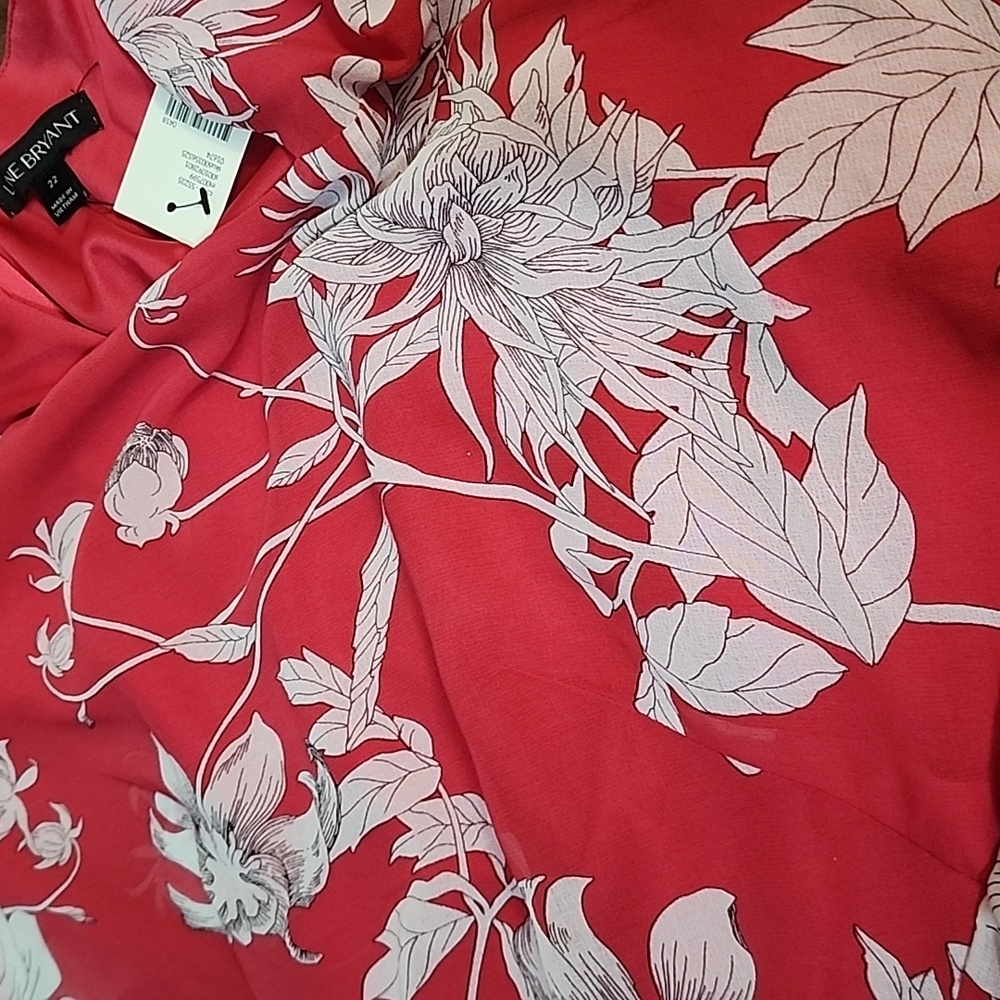 NWT Lane Bryant Floral Flowy Dress - Picture 6 of 6